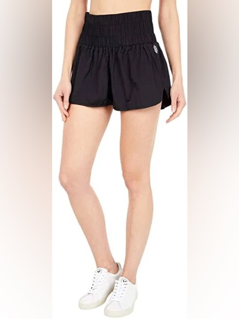 Free People FP Movement The Way Home Shorts  black S performance running train